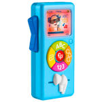 Baby Learning Toy Puppy's Music Player with Lights & Fine Motor Activities for Ages 6+ Months, Blue