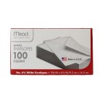 MEAD WHITE ENVELOPES-100CT/75100 Packing / Size : 24/100CT