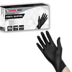 100CT VINYL GLOVES-EXTRA LARGE Packing / Size : 10/100CT