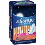 ALWAYS ULTRA THIN NIGHT W/WING-28CT Packing / Size : 6/28CT