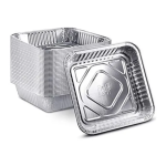 8" SQUARE CAKE ALUM.PAN**100CT** Packing / Size: 100/1