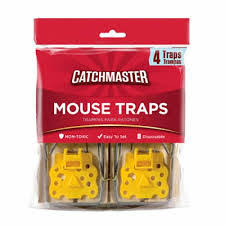 CATCH MASTER 4CT MOUSE WOODEN TRAP Packing / Size : Price 12/4CT