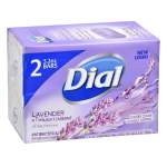 DIAL BAR SOAP-2PK/LAVENDER Packing / Size : 36/2PK