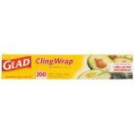 GLAD CLING FOOD WRAP-200SQ.FT Packing / Size : 12/200SQFT.