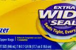 GLAD FREEZER QUART-20CT WIDE SEAL WIDE Packing / Size : 12/20CT