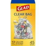 GLAD RECYCLING 13GAL-45CT GLAD Packing / Size : 4/45CT