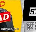 GLAD TRASH 30GAL-15CT DRAWSTRING Packing / Size : 12/15CT
