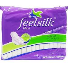 FEELSILK PADS W/WINGS-14CT Packing / Size : 12/14CT