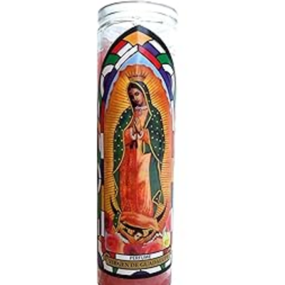 JAR CANDLE-VIRGEN GUADALUPE Packing / Size : 12/1