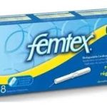 FEMTEX TAMPONS-REGULAR/YELL Packing / Size : 24/8CT