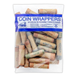 COIN WRAPPERS -ASSORTED 25/CS*** Packing / Size : 25/36CT