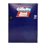 GILLETTE 30CT GOOD NEWS 2-BLADE RAZORS Packing / Size : 30/1CT