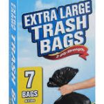HOME SELECT TRASH BAGS 33GAL/BLACK Packing / Size : 24/7CT