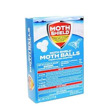 MOTHSHIED MOTH BALL-4oz/FRESH LINEN Packing / Size : 24/4oz