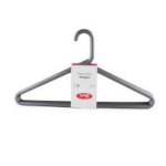 6CT PLASTIC HANGERS-3 ASST COLOR#143 Packing/Size: 48/6C