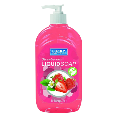 LUCKY CLEAR HAND SOAP-STRAWBERRY Packing / Size : 12/14oz