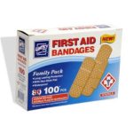 LUCKY 100CT ASSORTED SIZE BANDAGES Packing / Size : 24/100CT