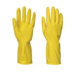 YELLOW FLOCK GLOVES-EXTRA LARGE Packing / Size : 1/12CT