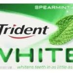 16CT TRIDENT WHITE GUM-SPEARMINT Packing / Size : 9/16CT