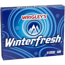 4PK/WRIGLEY'S GUM-WINTERFRESH Packing / Size : 10/4PK