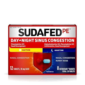 MD/SUDAFED PE DAY+NIGHT Packing / Size : 1/24CT