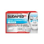 MD/SUDAFED PE NON DROWSY-24CT TAB Packing / Size : 1/ 24CT