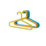 8PCS PLASTIC CHILDREN HANGERS-ASST.COLOR Packing/Size: 64/81