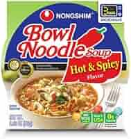 NONGSHIM BOWL NOODLE-HOT&SPICY Packing / Size : 12/3.03oz