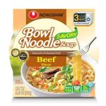 NONGSHIM BOWL NOODLE-SAVORY BEEF Packing / Size : 12/3.03oz
