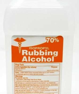 RUBBING ALCOHOL-70% CLEAR **12oz** Packing / Size : 24/12oz