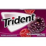TRIDENT GUM-BLACK RASPBERRY TWIST 12/ma Packing / Size : 12/1