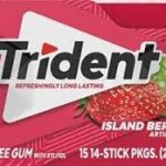 TRIDENT GUM-ISLAND BERRY LIME 12/mas Packing / Size : 12/1