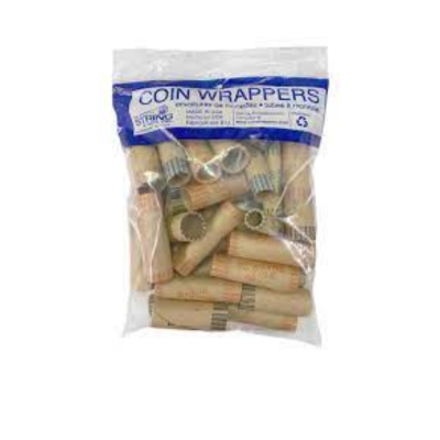 COIN WRAPPERS ASSORTED 25/CS** Packing/ Size: 25/36