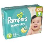 PAMPERS DIAPERS Packing / Size : 4/34CT