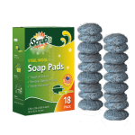STEELWOOL SOAP PADS-10CT BRILLO Packing / Size : 12/10CT