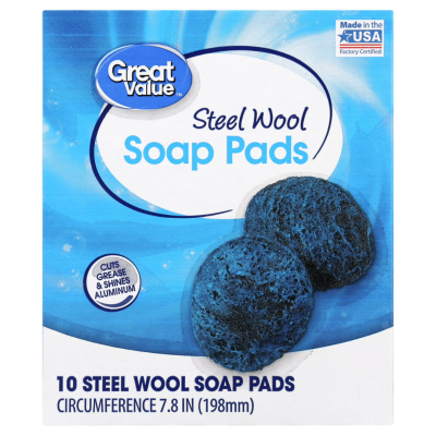 STEELWOOL SOAP PADS-10CT JIFFY Packing / Size : 36/10CT Price 22.20