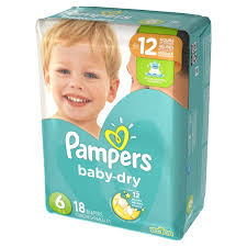 PAMPERS DIAPERS #6/35+LB Packing / Size : 4/18CT