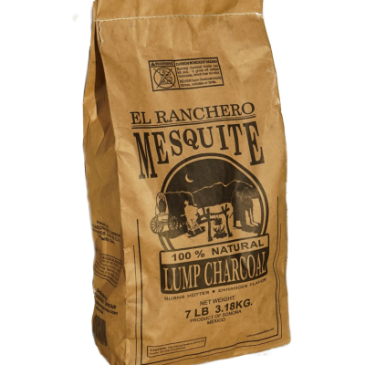 CHARCOAL MEZQUITE 7LB/EL RANCHERO Packing / Size : 1/7LBS