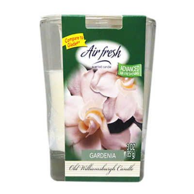 AIR FRESH TUMBLER CANDLE-GARDENIA Packing / Size : i fresh 6/4oz