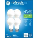 GE BASIC WHITE LIGHT BULB-4PK/75W Packing / Size : 12/4CT