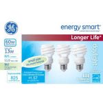 GE CFL LIGHT BULB-3PK 14W/60W Packing / Size : 4/3PK