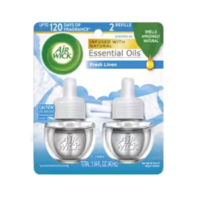 AIR WICK SCENTED OIL 2PK/COOL LINEN Packing / Size : 6/2PK(0.67oz)
