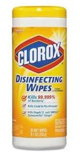 35CT CLOROX DISINFECT WIPES-CITRUS Packing / Size : 12/35CT