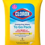 9CT CLOROX DISIN.WIPES *TO GO*-CITRUS Packing / Size : 24/9CT