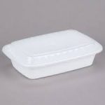 2CT 38oz WHITE RECTANGULAR W/LID Packing / Size : 36/2CT