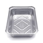 2CT 5LB RECTANGULAR ALUM.PAN W/DOME LIDS Packing / Size : 24/2CT