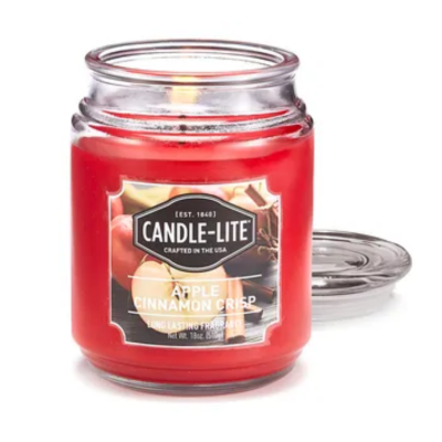 BUBBLE TOP CANDLE-APPLE Packing / Size : 6/18oz