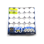 TEA LIGHTS CANDLES-WHITE/50CT Packing / Size : 24/50CT