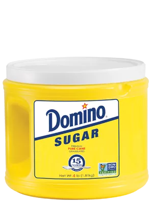 DOMINO SUGAR ( CANISTER ) 4 LB.