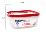 FRESH GUARD/4CT SQ.STORAGE CONTAINER Packing / Size : 24/8CT